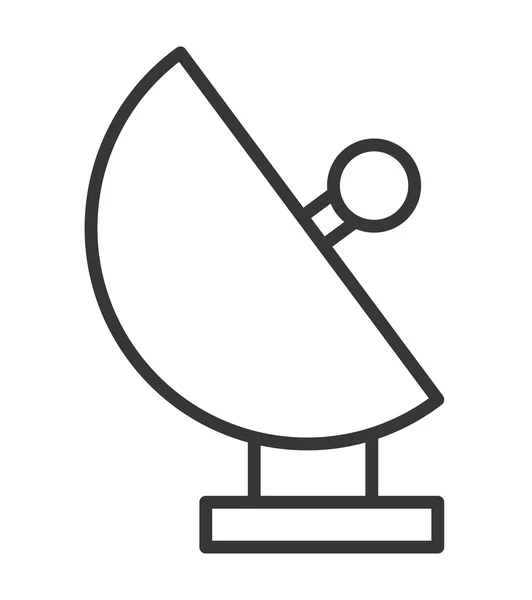 Parabola satellitare isolato icona di design — Vettoriale Stock