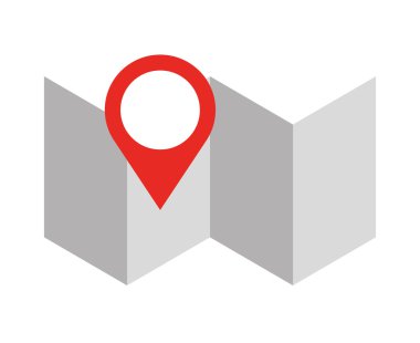 izole iğne simgesi tasarım ile göster