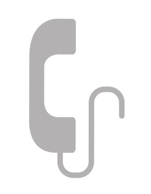 telefon hoparlör simgesi tasarım izole