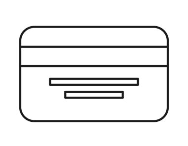 kredi kartı simgesi tasarım izole