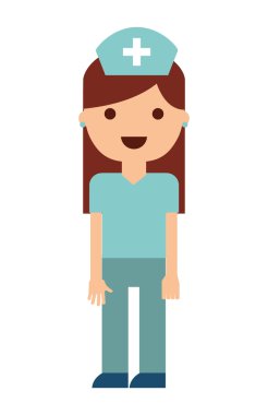 izole simgesi tasarım hemşire
