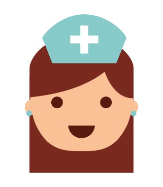 izole simgesi tasarım hemşire