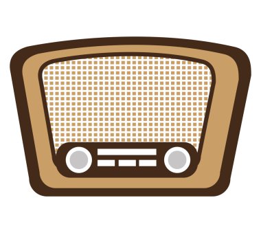 renkli eski müzik seti, vektör grafiği