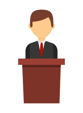 podyum aday izole simgesi