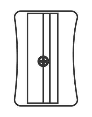 izole kalemtıraş, vektör grafiği