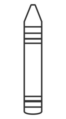 izole okul mum boya, vektör grafiği