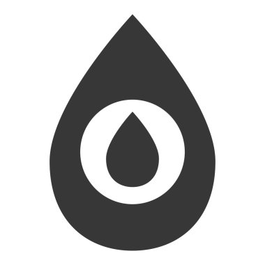 siyah ve beyaz damla, vektör grafiği