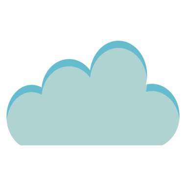 Hava bulutlar izole simgesi beyaz arka plan üzerinde