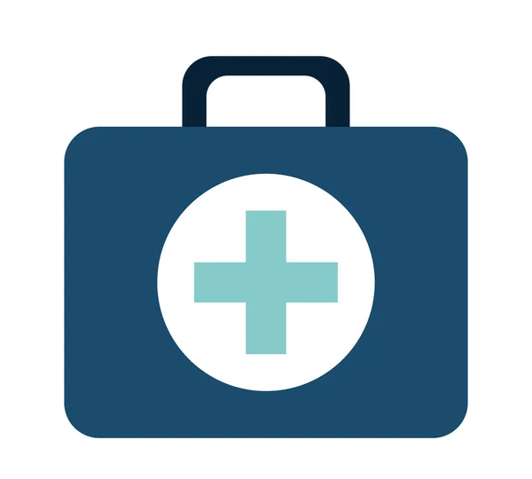 Kit médico aislado icono de diseño — Vector de stock