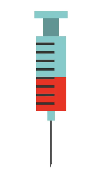 注射医疗孤立的图标设计 — 图库矢量图片