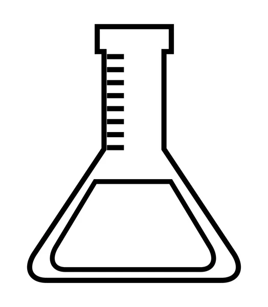 Design de ícone isolado de teste de tubo —  Vetores de Stock