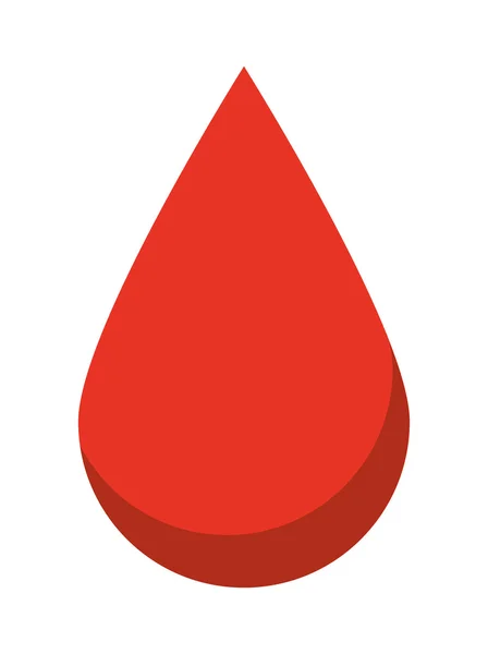 Drop blood isolated icon design — стоковый вектор