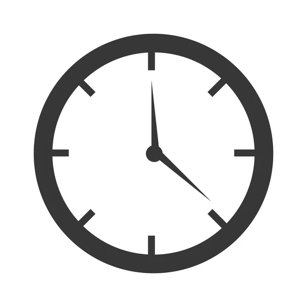 Reloj colorido con tiempo, gráfico vectorial — Archivo Imágenes Vectoriales