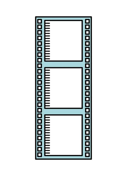 Filme rolo fita design ícone isolado — Vetor de Stock