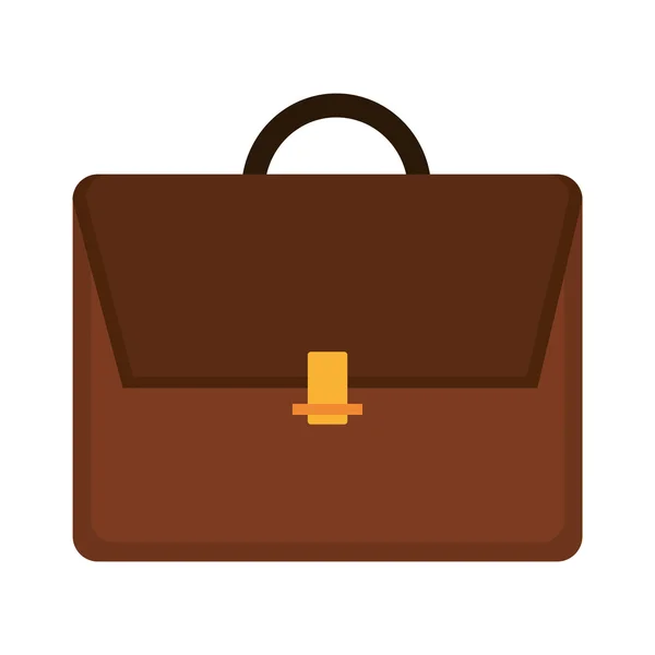 Business man suitcase, vector graphic — Stock Vector