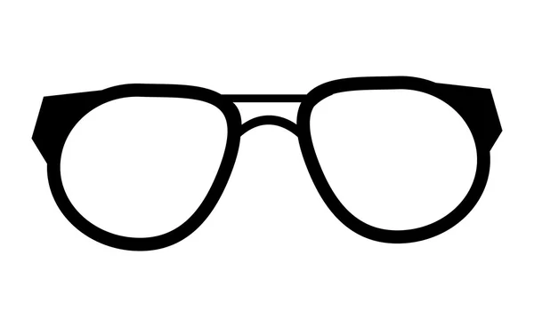 Hippi moda gözlük camı, vektör grafiği — Stok Vektör