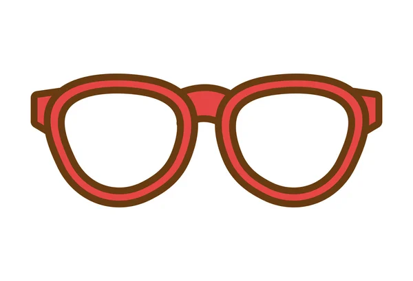 Óculos de moda hipster, gráfico vetorial — Vetor de Stock