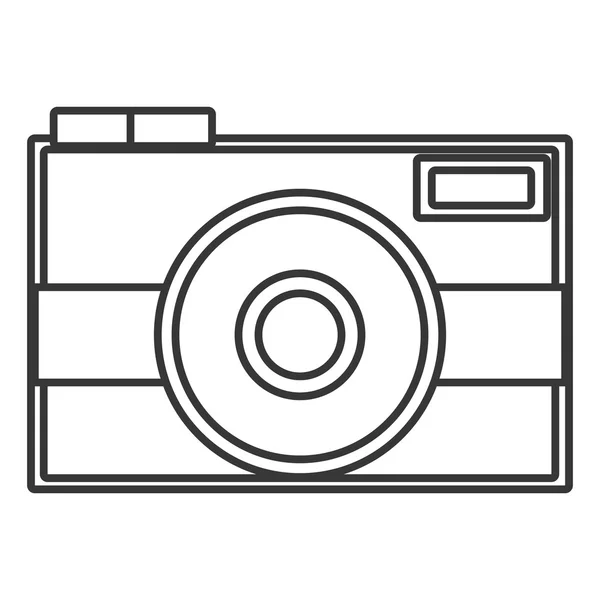 Иконка фотокамеры, векторная графика — стоковый вектор