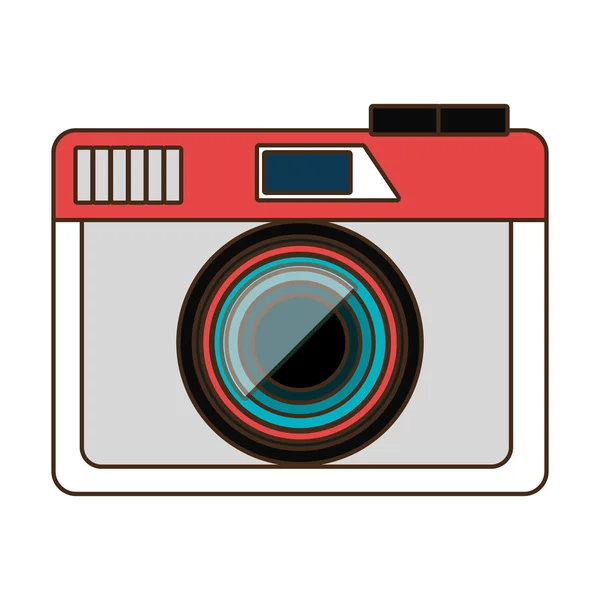 Icon Design der Fotokamera, Vektorgrafik — Stockvektor
