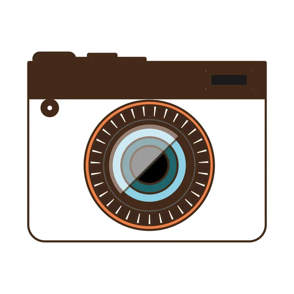 Icon Design der Fotokamera, Vektorgrafik — Stockvektor