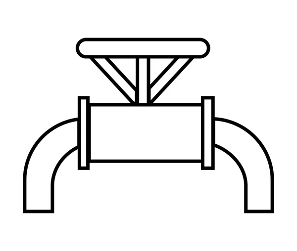 Svart och vit slang, vektorgrafik — Stock vektor