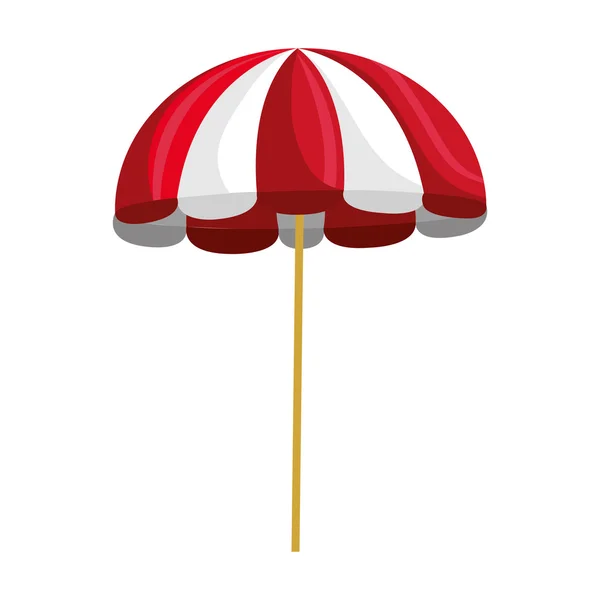 Parasol de plage coloré, graphique vectoriel — Image vectorielle