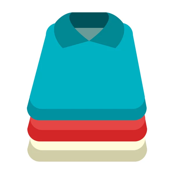 Juego de camisa colorido, gráfico vectorial — Archivo Imágenes Vectoriales