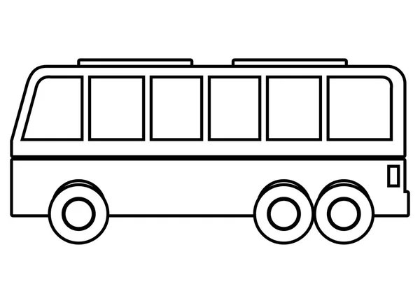 Otobüs araç taşıma simgesi tasarım. — Stok Vektör