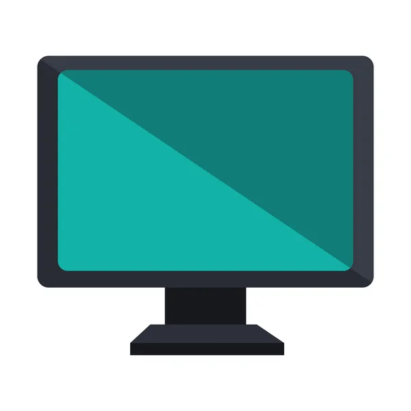 Εικονίδιο οθόνη τηλεόραση ή υπολογιστή. — Διανυσματικό Αρχείο