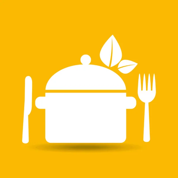 Zdravé potraviny ekologického produktu, samostatný ikony designu — Stockový vektor