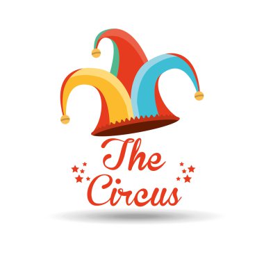 sirk hokkabaz izole simgesi