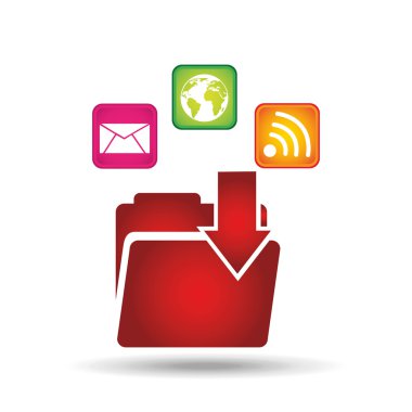 ticaret uygulamaları yalıtılmış simgesi tasarım