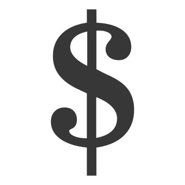 Beyaz bitti izole para siyah sembolü.