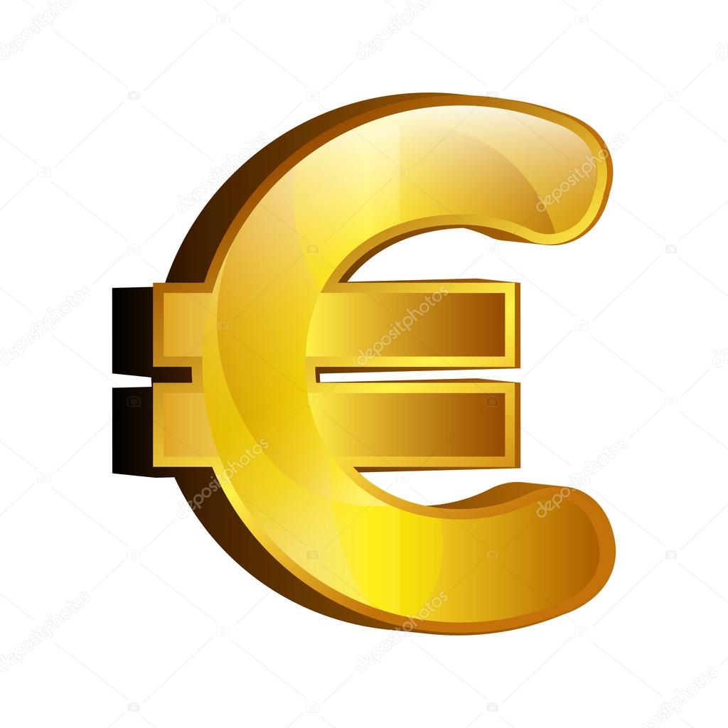 白色的货币钱欧元符号图标. 图库矢量图©yupiramos 115474188