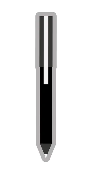 Stylo icône isolée design — Image vectorielle