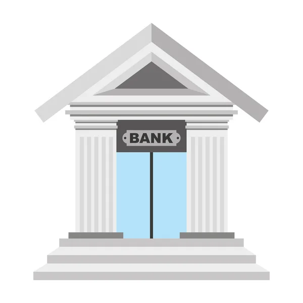 Bank isolated icon design — Stock Vector