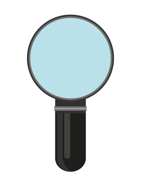 Magnifying glass isolated icon design — Stock Vector