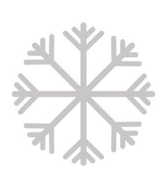 izole kar tanesi simgesi tasarım