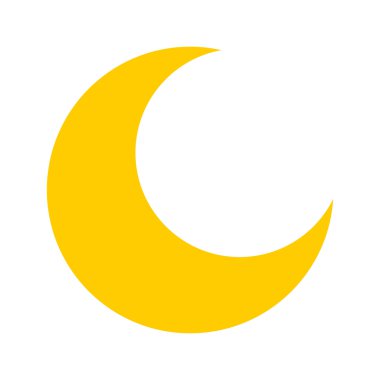 izole simgesi tasarım moon