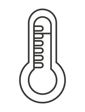 izole termometre simgesi tasarım