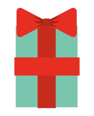 hediye kutusu simgesi tasarım izole