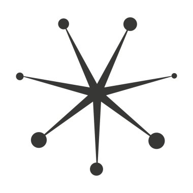 kıvılcım retro parti izole simgesi tasarım