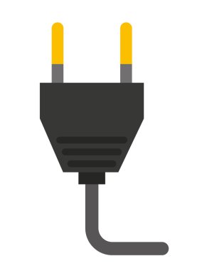 Elektrik bağlantısı simgesi tasarım izole