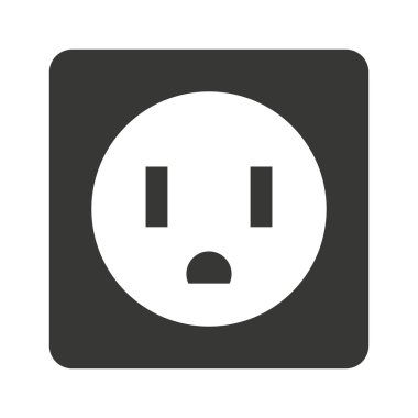 elektrik prizine izole simgesi