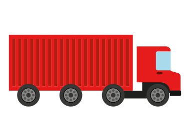 izole simgesi tasarım kamyon