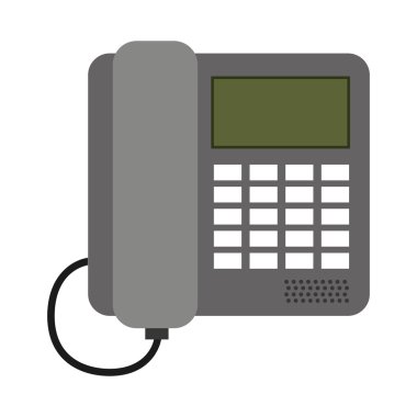dijital telefon simgesi tasarım izole