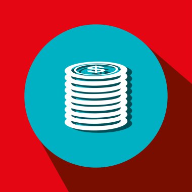 para izole sikke simge tasarım