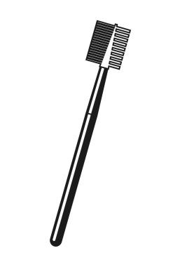 Fırça makyaj ürün simgesi tasarım izole