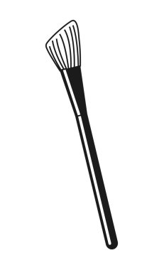 Fırça makyaj ürün simgesi tasarım izole