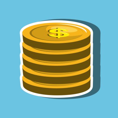 para izole sikke simge tasarım